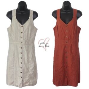 Prana Women's Mini Dresses in Cream and Brown